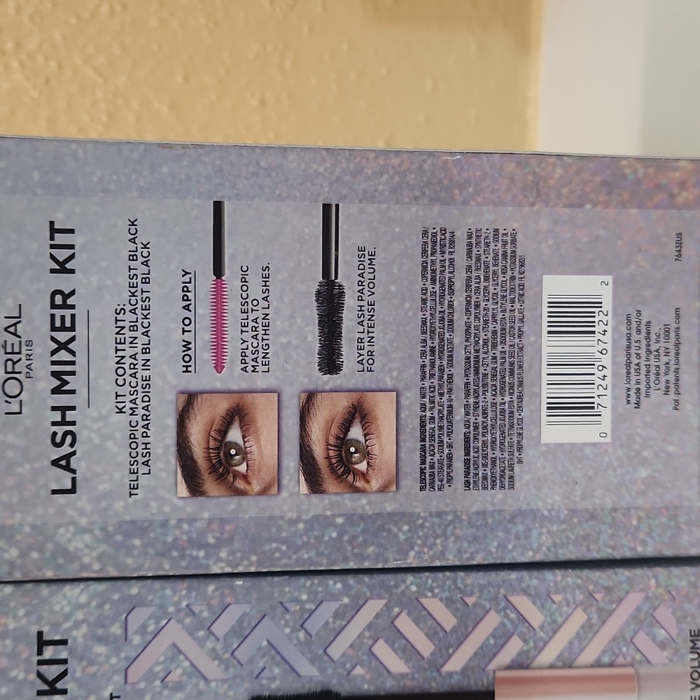 NEW LASH MIXER KIT Máscara telescopic & lash paradaise Lot(2) - Picture 2 of 2